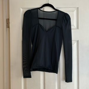 Free People sweetheart seamless top